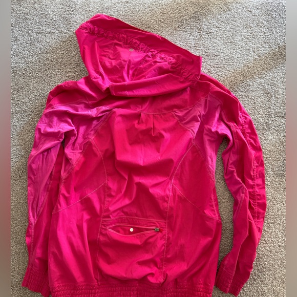 Pink Lululemon hooded zip - Picture 3 of 5